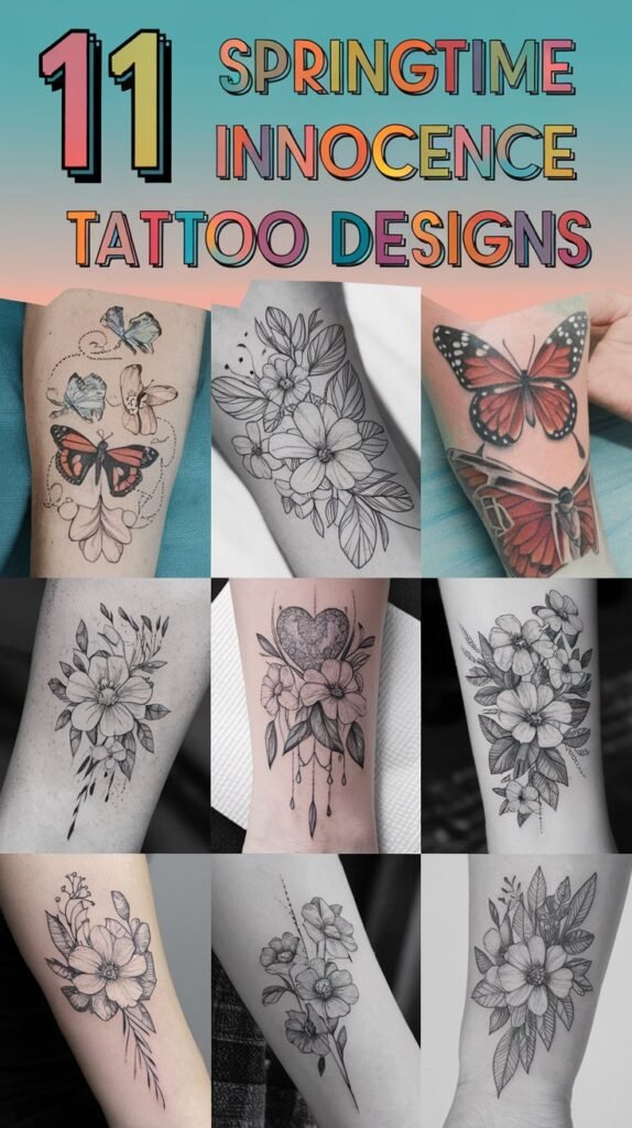 11 Springtime Innocence Tattoo Designs