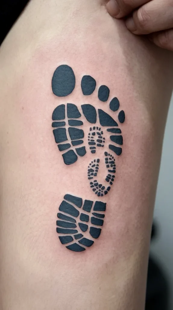 10 Floral Footsteps Tattoo Designs to Try