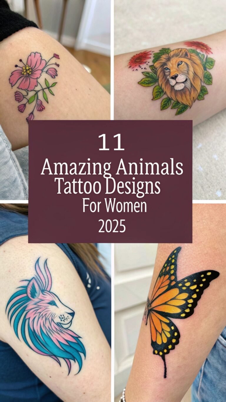 11 Amazing Animals Tattoo Designs for Women 2025