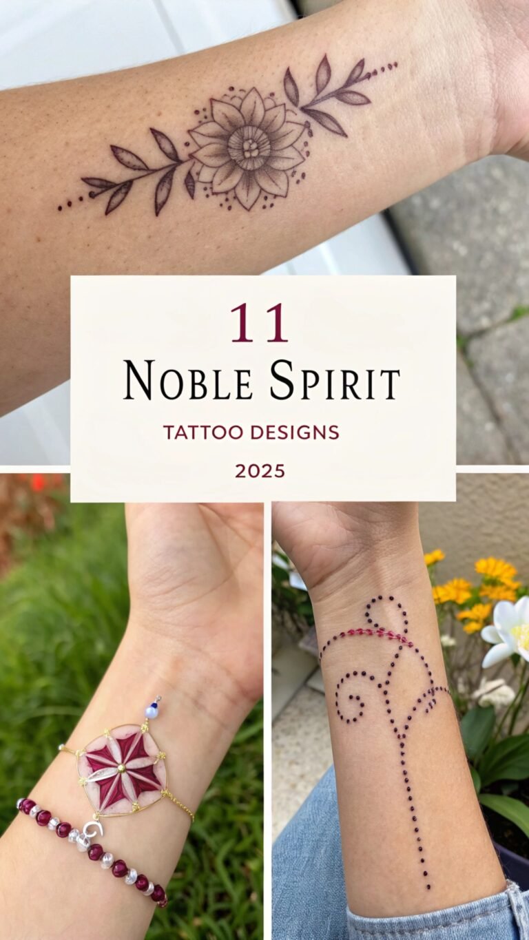 11 Noble Spirit Tattoo Designs to Explore in 2025