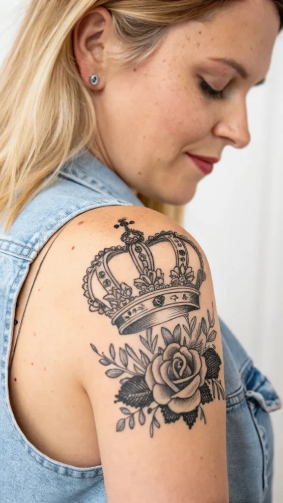 10 Crown Tattoo Designs for Women in 2025