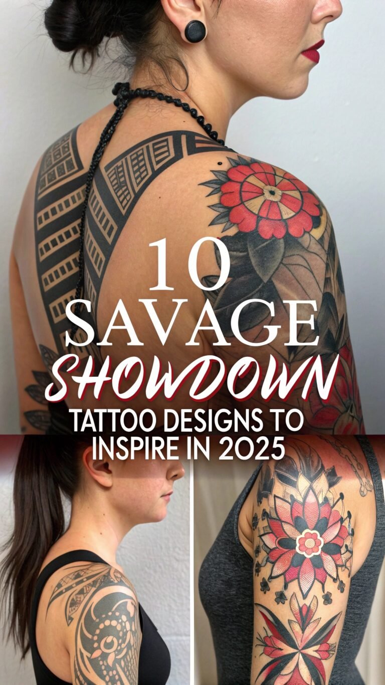 10 Savage Showdown Tattoo Designs to Inspire in 2025