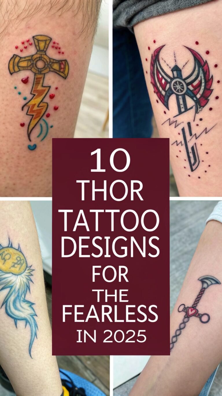 10 Mighty Thor Tattoo Designs for the Fearless in 2025