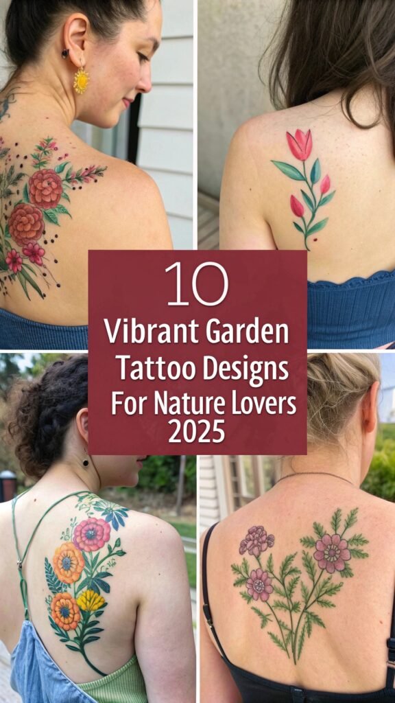 10 Vibrant Garden Tattoo Designs for Nature Lovers 2025