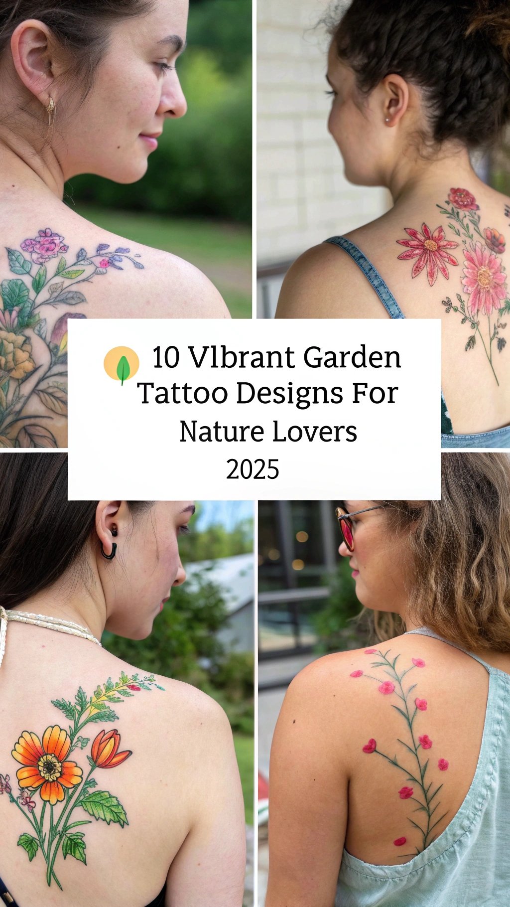 10 Vibrant Garden Tattoo Designs for Nature Lovers 2025