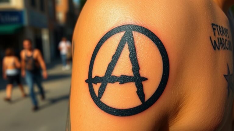 anarchy tattoo rebellion and freedom