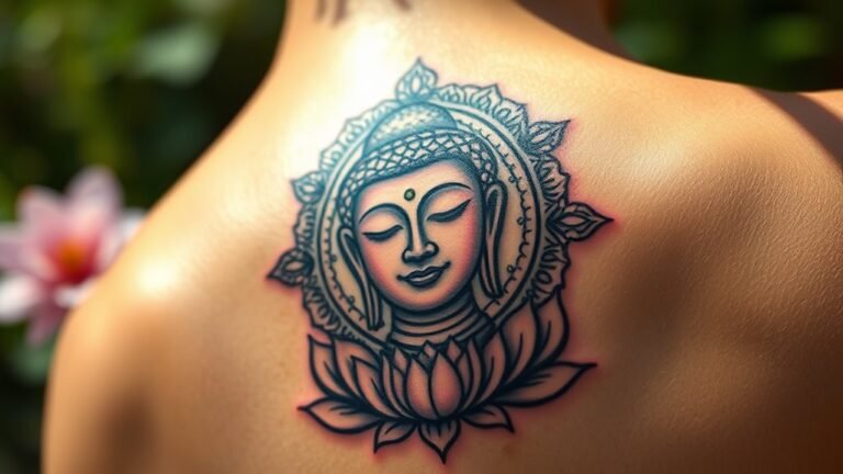 buddha tattoo represents enlightenment