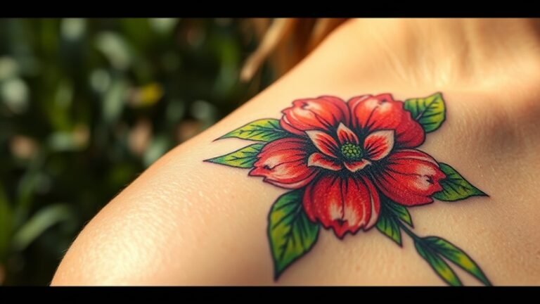 floral tattoo symbolism explained