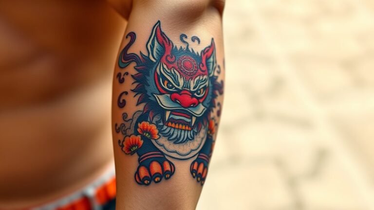 fu dog tattoo significance