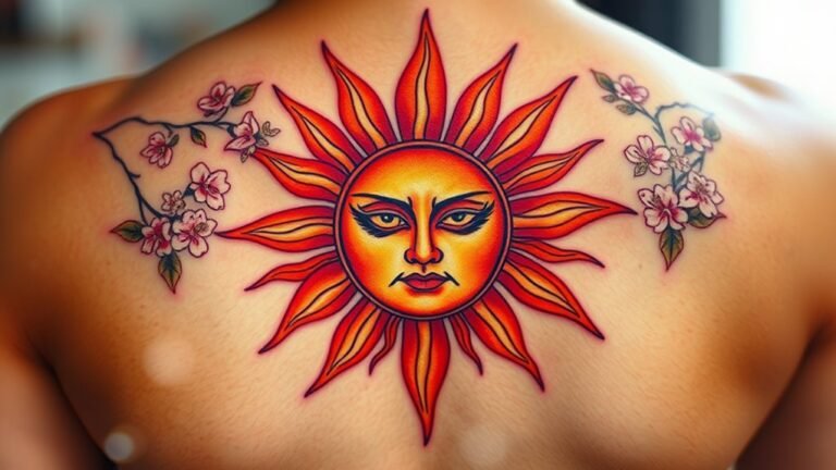 japanese sun tattoo symbolism