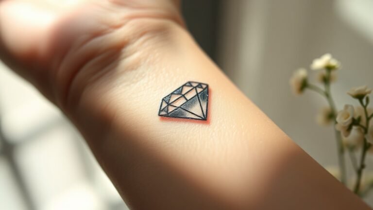 symbolism of diamond tattoos