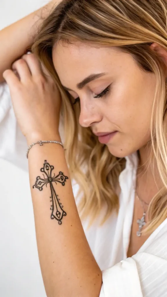 10 Cross Tattoo Designs for Women To Try in 2025